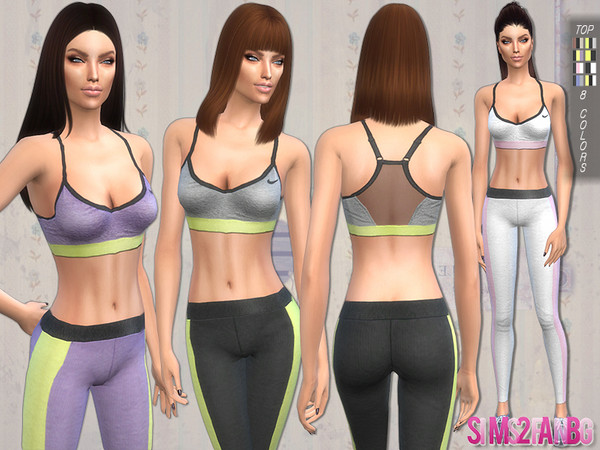 Sims 4 — 87 - Sports bra by sims2fanbg — .:87 - Sports bra:. Top in 8 different colors. I hope you like it! 