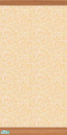 Sims 2 — Horizons Bedroom Maple - Wallpaper by TSR Archive — While beige wallpaper may seem dull, it actually can do a