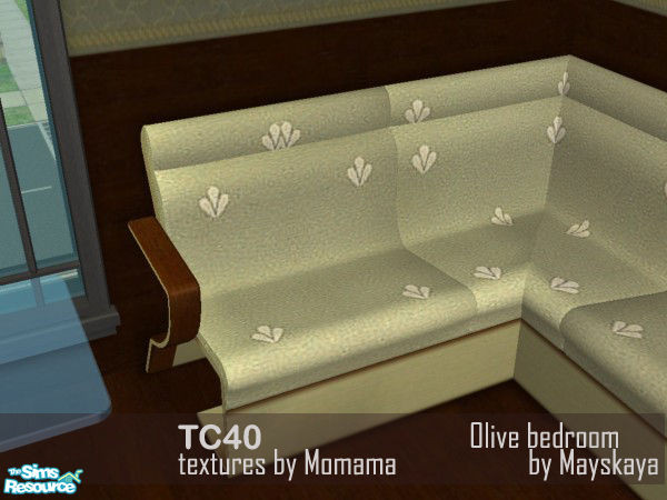 Sims 2 — Olive bedroom - Sofa by mayskaya — Recolour of Luxury Sofa from "Glamour life" pack. TC 40