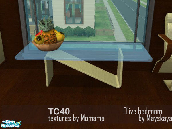 Sims 2 — Olive bedroom - Coffee table by mayskaya — Recolour of Luxury Cofee table from "Glamour life" pack. TC