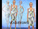 Sims 4 — Design Dress by VOGUE4SIMS — Designer Dress 