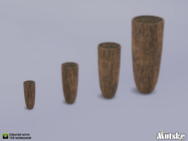 4 — Smallest Pot E by Mutske — Nice pot to decorate a sim home. With a slot to add a plant. Made by Mutske@TSR. 