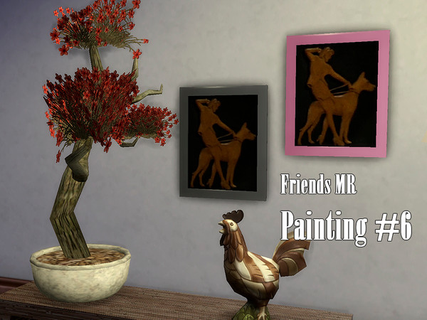 Sims 4 — Friends MR Painting #6 by Kiolometro — Remember the TV series Friends? Now your sims can visit the apartment of