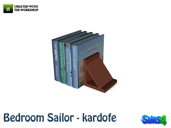 Sims 4 — kardofe_Bedroom Sailor_Books by kardofe — Group of books with bookends 