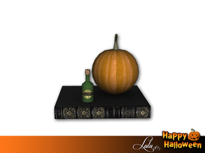 Sims 3 — Halloween Decor Set Books by Lulu265 — Part of the Halloween Decor Set
