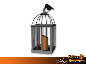 Sims 3 — Halloween Decor Bird Cage by Lulu265 — Part of the Halloween decor Set