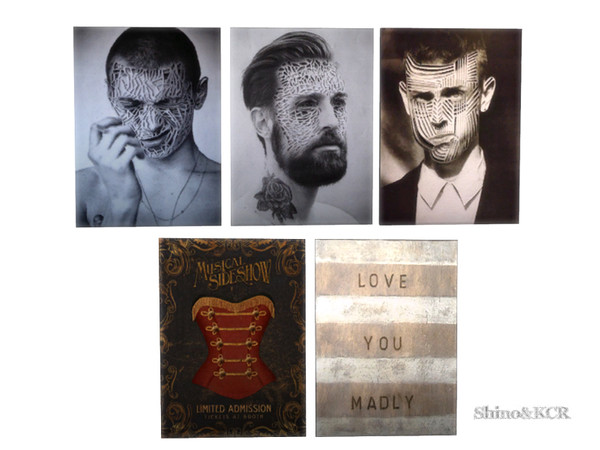 Sims 4 — Loft Bathroom - Painting by ShinoKCR — Large stylish Painting