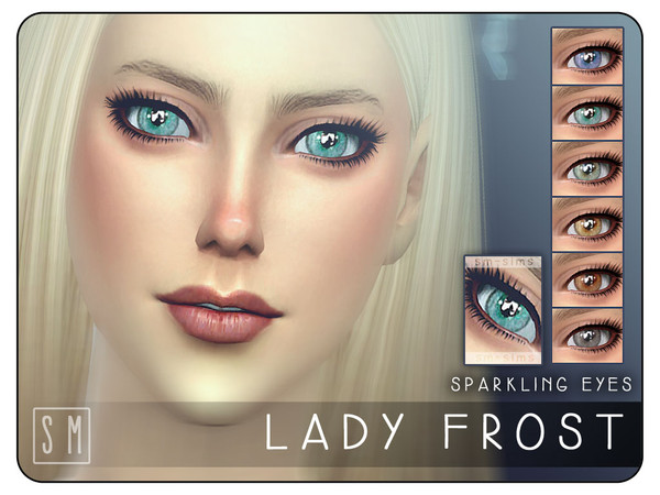 Sims 4 — [ Lady Frost ] - Sparkling Eyes by Screaming_Mustard — A sparkling eye mask set in 6 shades. For females and