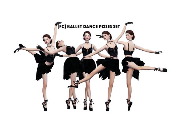 Sims 4 — Ballet Dance Poses Set by FlowerChamber — 15 poses. CAS: Please choose goofball trait INGAME: By using Andrew's