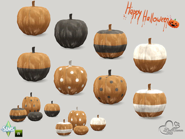 Sims 4 — Happy Halloween Pumpkin 02 by BuffSumm — Part of the *Happy Halloween 2015* Set!