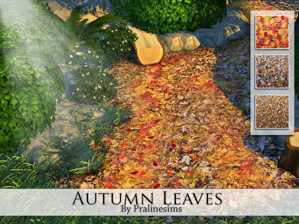 Sims 4 — Autumn Leaves by Pralinesims — By Pralinesims 