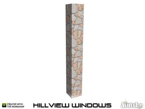 Sims 4 — Hillview Square Corner Left by Mutske — Square corner for the Hillview Windows. Use bb.moveobjects to place the
