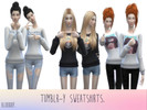 Sims 4 — Tumblr-y Sweatshirts - Spa Day GP needed by blooooop — Spa Day Game Pack needed. Hi guys! This is a set that