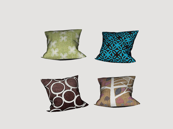 Sims 4 — Bedroom Almond - Pillow for Armchair by ung999 — Bedroom Almond - Pillow for Armchair Color Options : 4 Located