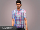Sims 4 — Casual shirt by M0NIK4 — Shirt for male sims. Thanks for all CC, which is used on my sim.