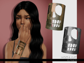 Sims 3 — LeahLilith Skeletal Cuff by Leah_Lillith — Skeletal Cuff fully recolorable hope you will enjoy^^