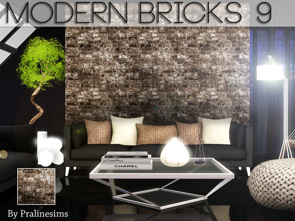 Sims 3 — Modern Bricks 9 by Pralinesims — By Pralinesims for TSR