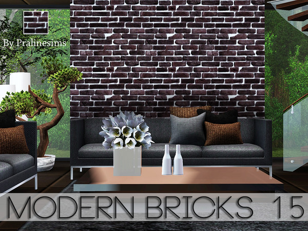 Sims 3 — Modern Bricks 15 by Pralinesims — By Pralinesims
