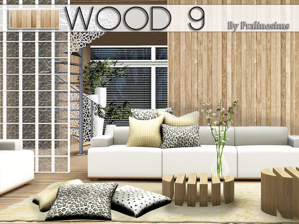 Sims 3 — Wood 9 by Pralinesims — By Pralinesims