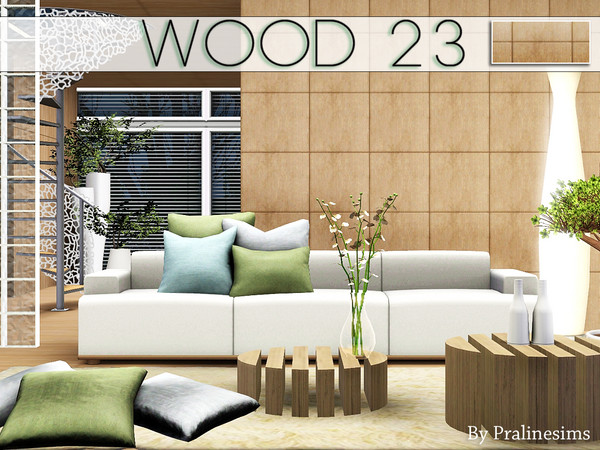 Sims 3 — Wood 23 by Pralinesims — By Pralinesims