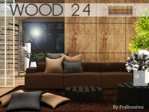 Sims 3 — Wood 24 by Pralinesims — By Pralinesims