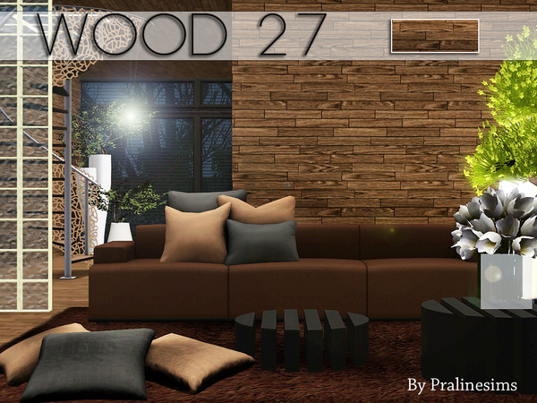 Sims 3 — Wood 27 by Pralinesims — By Pralinesims