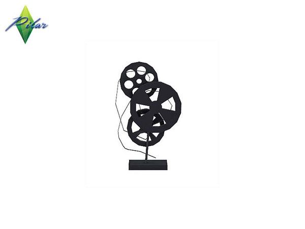 Sims 4 — Collector Sculpture by Pilar — Mix of styles, modern furniture with a vintage note