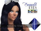 Sims 4 — Emerald Eyes [Male & Female] by LSX — new Emerald eyes by LSX available in 6 natural colors (+bonus with