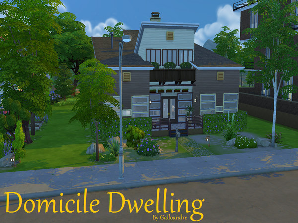 Sims 4 — Domicile Dwelling by Galloandre — As luxurious as this home looks up top, it may be underneath where it really