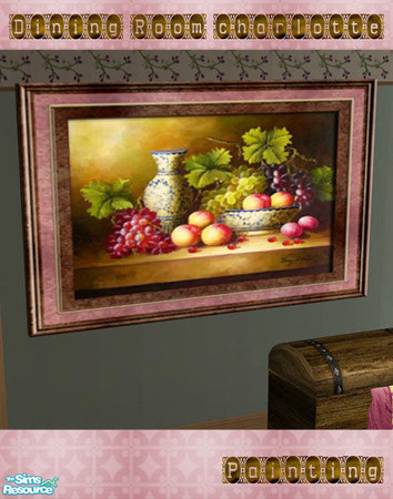 Sims 2 — S2S DiningRoomCharlotte - Painting by sims2sisters — 