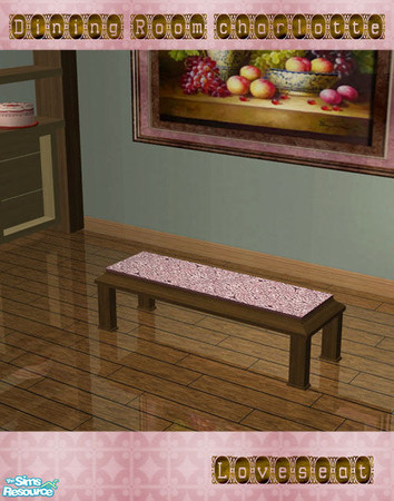 Sims 2 — S2S DiningRoomCharlotte - Loveseat by sims2sisters — 