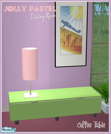 Sims 2 — S2S JollyPastelLivingroom - Table by sims2sisters — Coffee Table