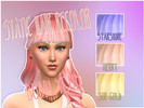 Sims 4 — Luxury Party Hair Recolor [StaticSims] by Static_sim — This hair retexture comes in four pastel color swatches!