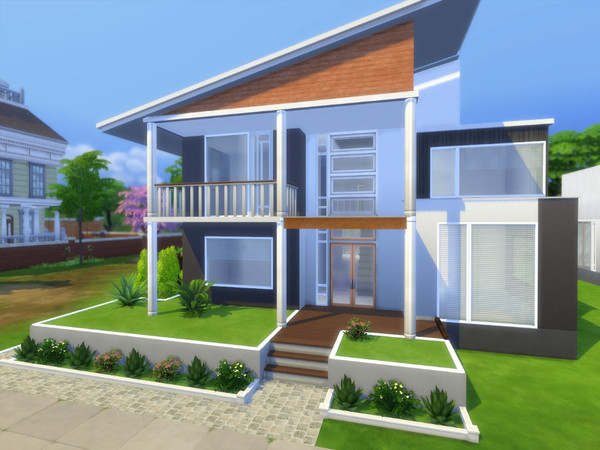 Sims 4 — Nelson by CoastalSims2 — This spacious five bedroom home is everything a sim family could wish for. With open
