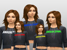 Sims 4 — Jurassic Park Sweater by thosesimstho — Jurassic Park Sweater "Jurassic Park" Text comes in red,