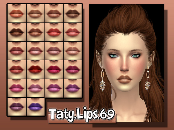 Sims 4 — [Ts4]Taty_Lips_69 by tatygagg — - Female - Human - Teen, Young Adult, Adult, Elder