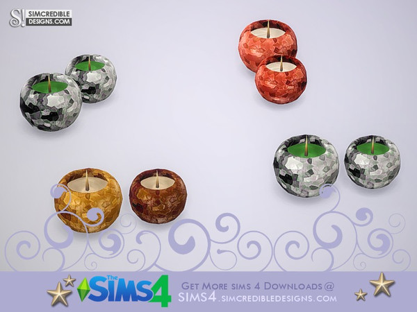 Sims 4 — Cheers Candles *decor* by SIMcredible! — by SIMcredibledesigns.com available at TSR __________________ * 3