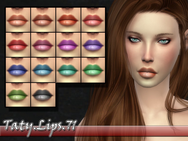 Sims 4 — [Ts4]Taty_Lips_71 by tatygagg — -Female -Human -Teen to Elder