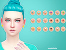 Sims 4 — Ear Ice Cream v1 by mysimlifefou — A modified EA ice cream earring v1