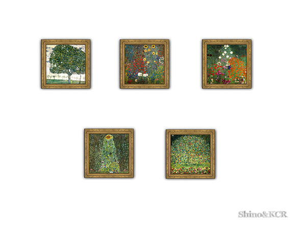 Sims 4 — Art Deco Livingroom - Painting1 by ShinoKCR — Painting inspired by the work of Gustav Klimt