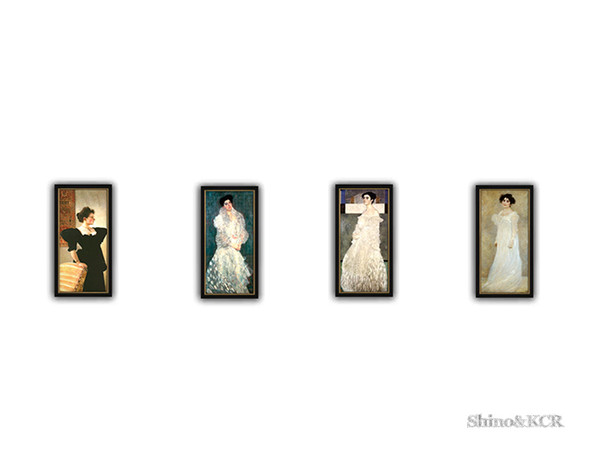 Sims 4 — Art Deco Livingroom, Painting3 by ShinoKCR — Painting inspired by the work of Gustav Klimt