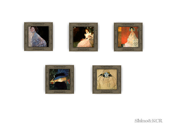 Sims 4 — Art Deco Livingroom - Painting6 by ShinoKCR — Painting inspired by the work of Gustav Klimt