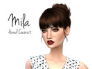 Sims 4 — Mila - AC by AwedCoconut — - Mila is a funny person with a great sense of humor, she easily meet new friends and