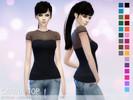 Sims 4 — Carina Top by Aveira — - 24 Colors - Standalone and Custom Thumbnail - Teen, Young Adult, Adult, Elder - Mesh by