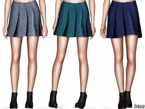 Sims 3 — Casual Flare Mini Skirt by zodapop — Casual flare mini skirt. ~ Custom mesh by me(Zodapop) ~ Custom launcher