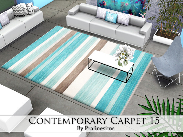 Sims 4 — Contemporary Carpet 15 by Pralinesims — By Pralinesims