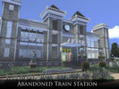 Sims 4 — Abandoned Train Station Club by Schedels-Asylum — Abandoned Train Station is a night club with aviary. Dance the