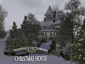 Sims 3 — Freddies Victorian Christmas by fredbrenny — This Victorian style mansion was just made to be a Christmas lot.