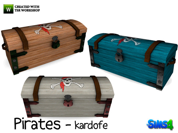 Sims 4 — kardofe_Pirates_Treasure chest by kardofe — Treasure chest 