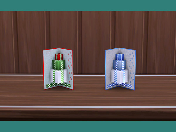 Sims 4 — Christmas Card by soloriya — Festive colorful Christmas card would be a great compliment for your guests. Part